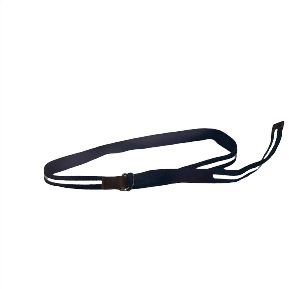 Abercrombie & Fitch navy and white belt